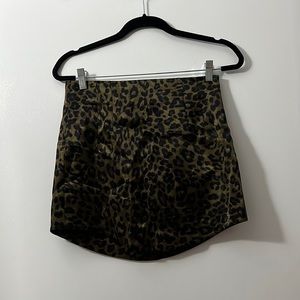 Cheetah print mini skirt. New with tags! Zara size small